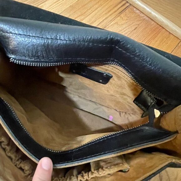 Patricia Nash Black London Saddle Bag - Picture 6 of 7